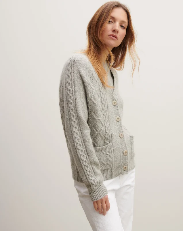 Cable cardigan