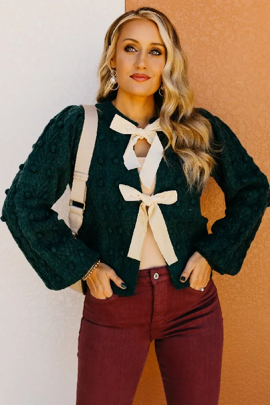 The Webster Bow Tie Cardigan