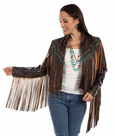 Women's Scully Fringe Jacket #L1144-211