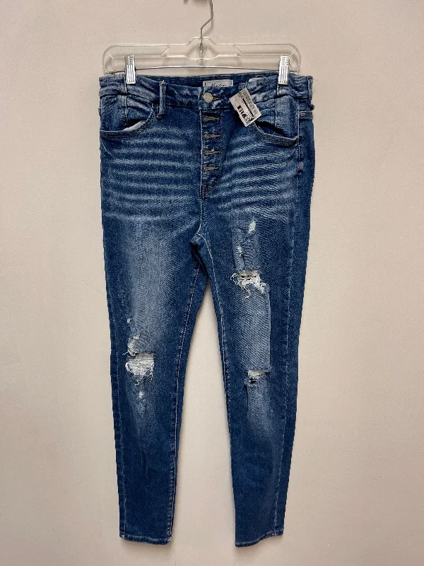 Jeans Skinny By Kancan In Blue Denim, Size: 8