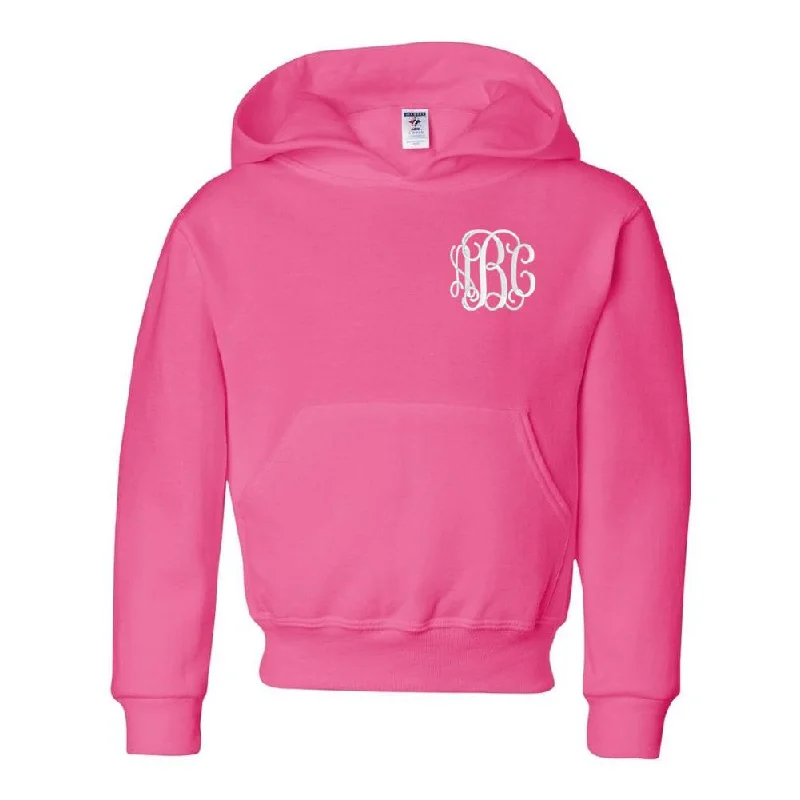 Kids Monogrammed Hooded Sweatshirt