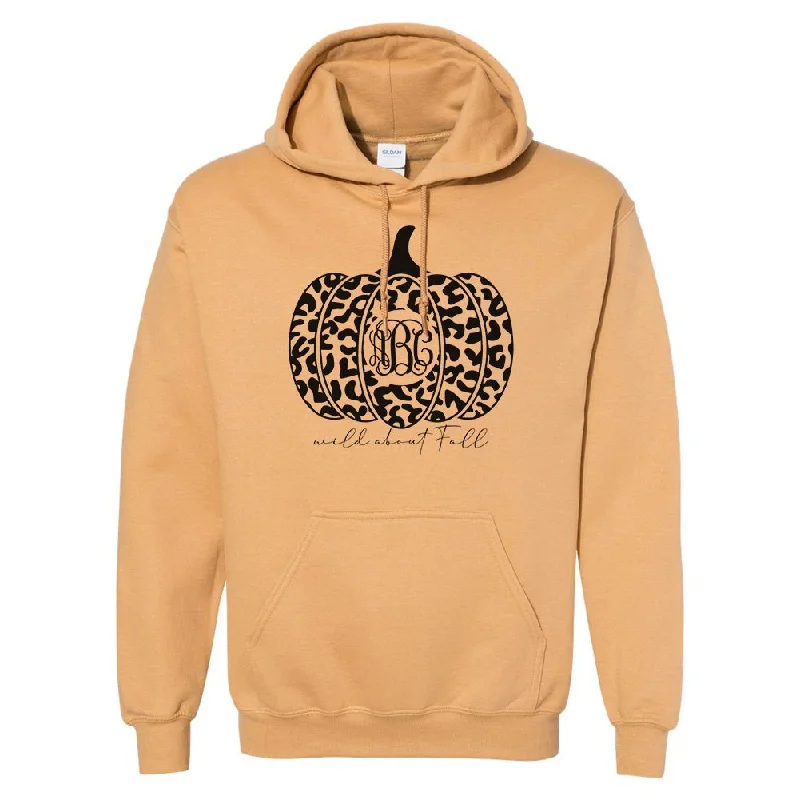 Monogrammed 'Wild About Fall' Hoodie