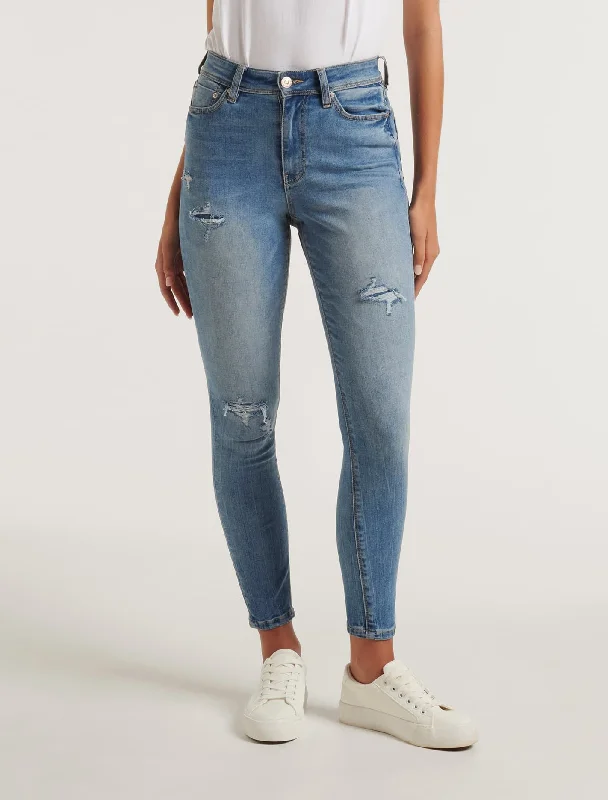 Nala Mid-Rise Skinny Jeans