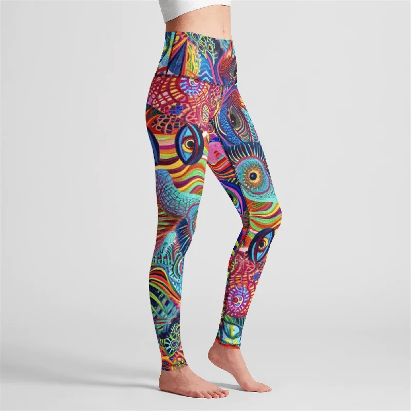 IN THE JUNGLE  High Waist Leggings