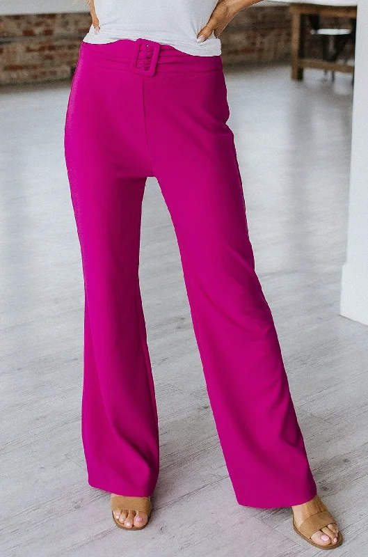 SALE - Clancy Belted Straight Pants