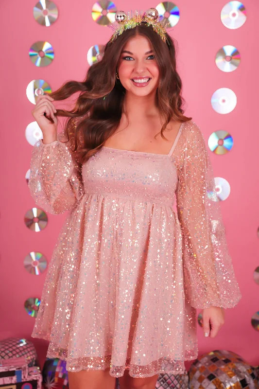 RESTOCK: Running Around Hollywood Sequin Dress