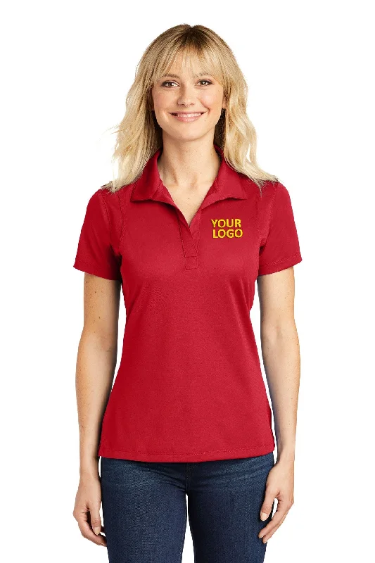 Sport-Tek Ladies Micropique Custom Sport-Wick Polos, True Red