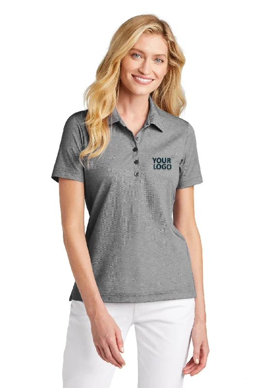 TravisMathew Ladies Oceanside Heather Polo Quiet Shade Grey Heather