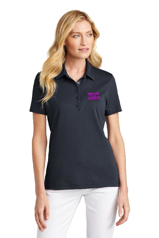 TravisMathew Ladies Oceanside Solid Polo Blue Nights