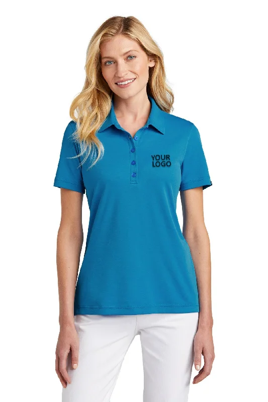 TravisMathew Ladies Oceanside Solid Polo Classic Blue