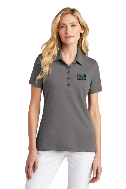 TravisMathew Ladies Oceanside Solid Polo Quiet Shade Grey