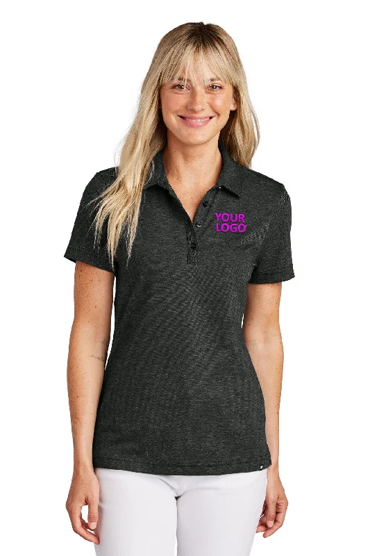 TravisMathew Ladies Sunnyvale Customized Polos, Black Heather