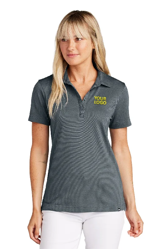 TravisMathew Ladies Sunnyvale Customized Polos, Blue Nights Heather