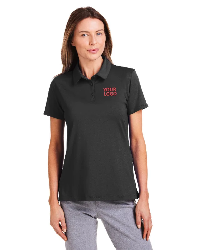 Under Armour Ladies Custom Recycled Polos, Black